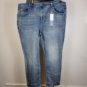 Laurie‎ Felt Women's Forever Denim Relaxed Easy Skinny Jeans Size 26W